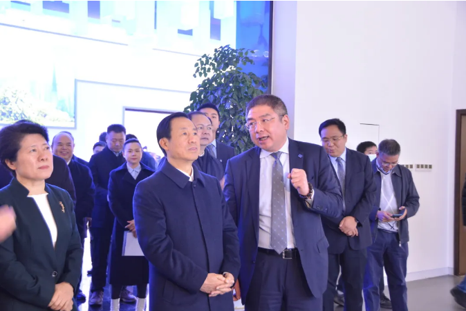 奋进新征程丨湖南省委书记许达哲一行莅临今年会环境长沙基地调研考察